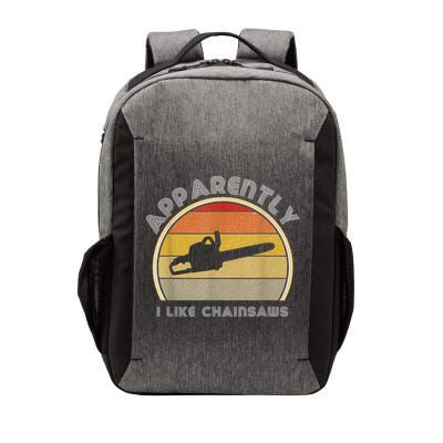 Retro Logging Chainsaw Gear For Men Tree Trimmer Vector Backpack