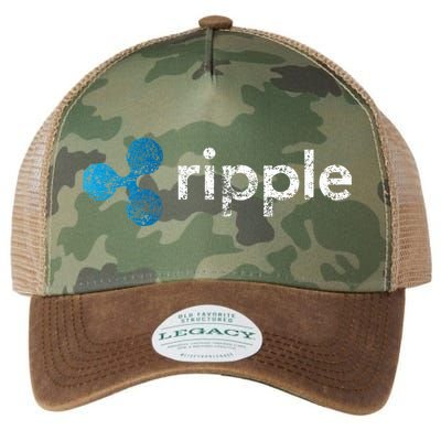 Ripple Logo Crypto Xrp Coin Hodler Fan Legacy Tie Dye Trucker Hat
