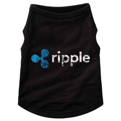 Ripple Logo Crypto Xrp Coin Hodler Fan Doggie Tank