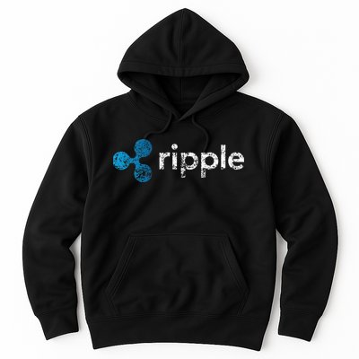 Ripple Logo Crypto Xrp Coin Hodler Fan Hoodie