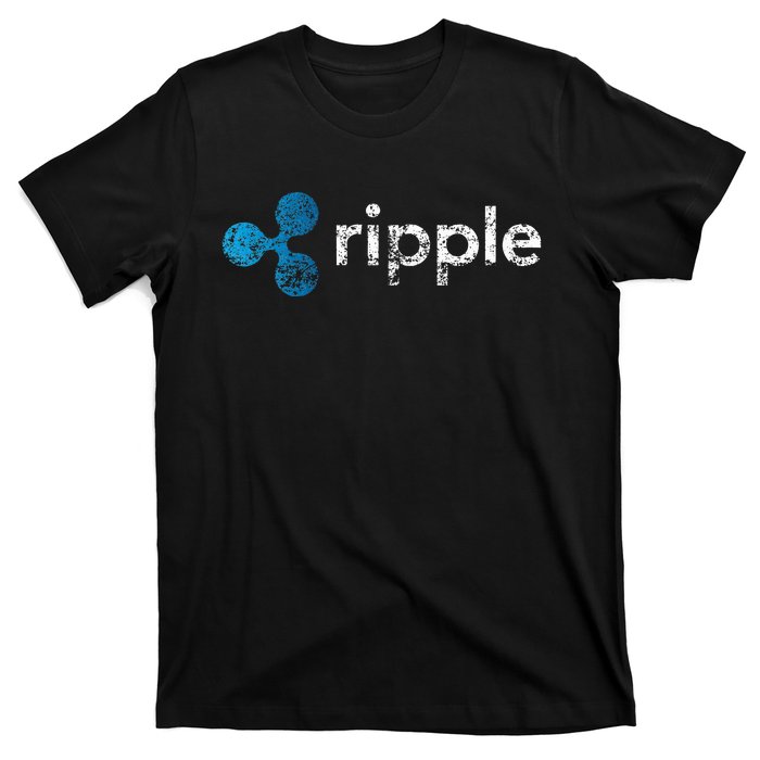 Ripple Logo Crypto Xrp Coin Hodler Fan T-Shirt