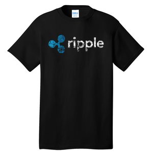 Ripple Logo Crypto Xrp Coin Hodler Fan Tall T-Shirt