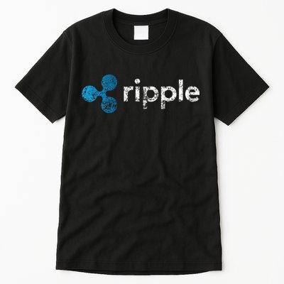 Ripple Logo Crypto Xrp Coin Hodler Fan Tall T-Shirt