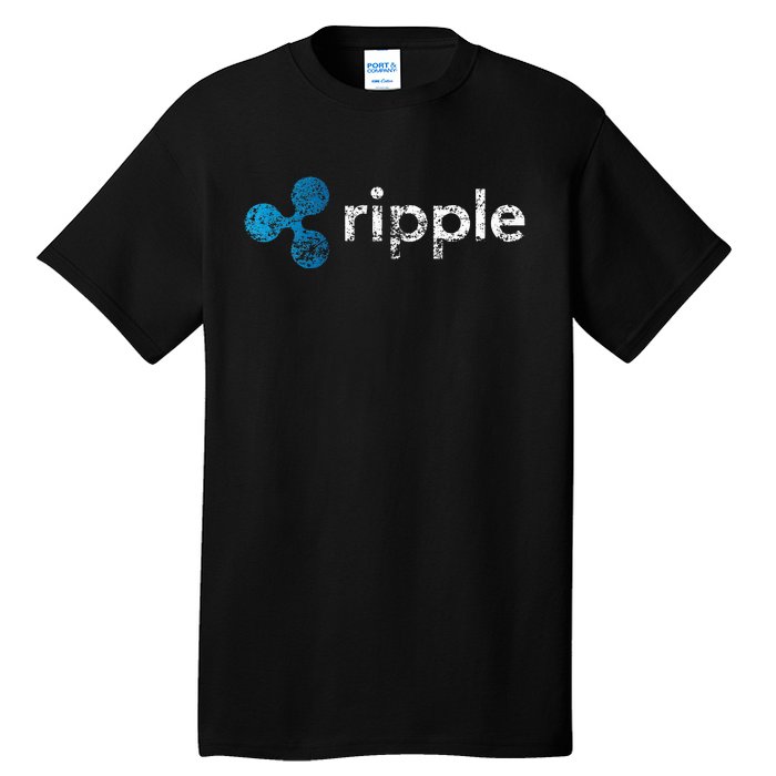 Ripple Logo Crypto Xrp Coin Hodler Fan Tall T-Shirt