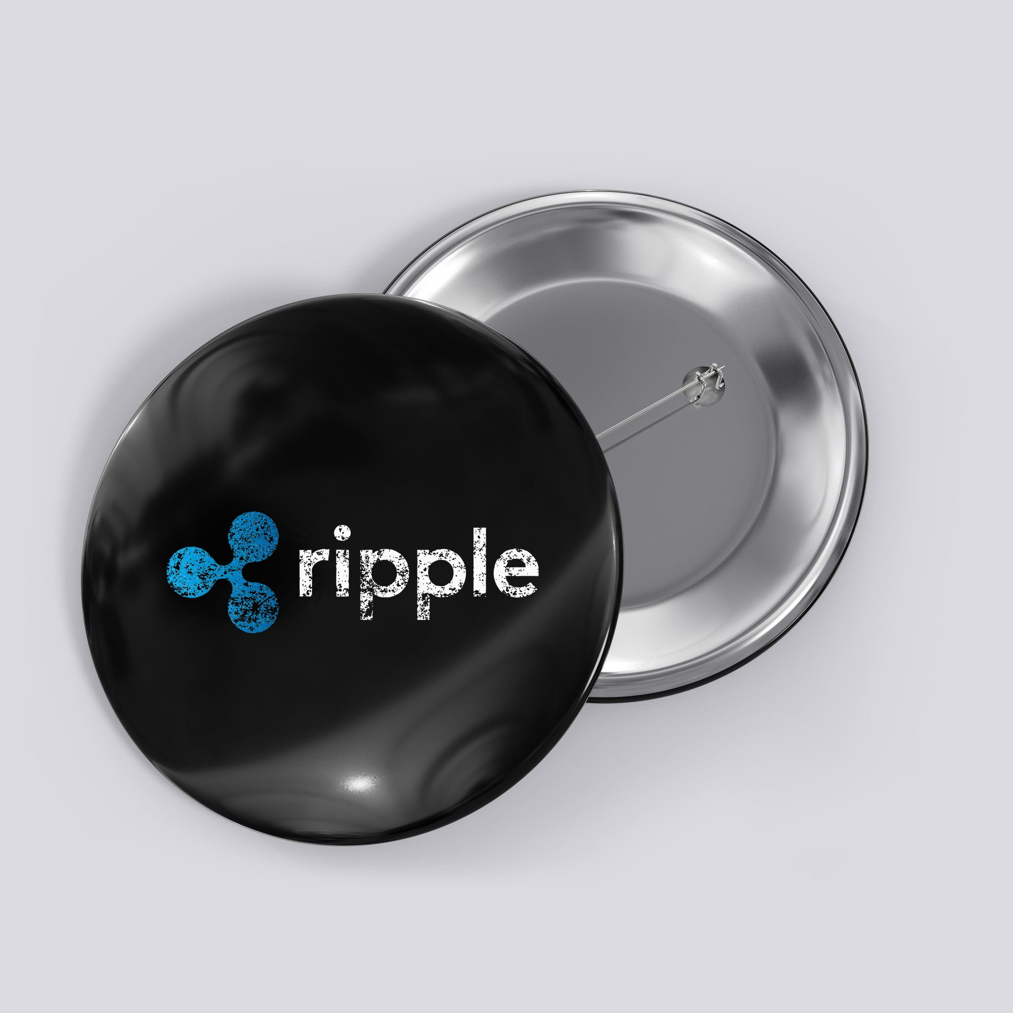 Ripple Logo Crypto Xrp Coin Hodler Fan Button