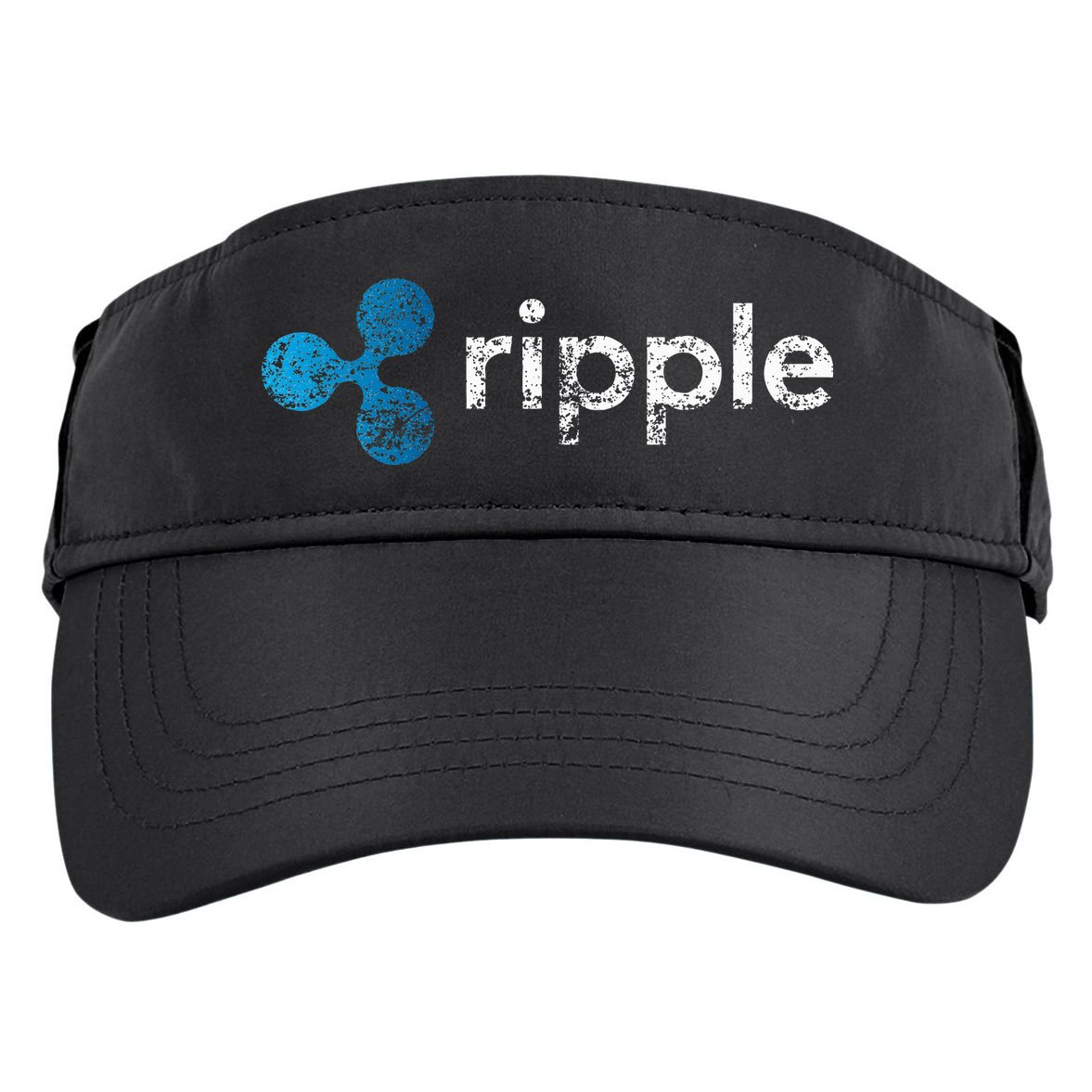 Ripple Logo Crypto Xrp Coin Hodler Fan Adult Drive Performance Visor