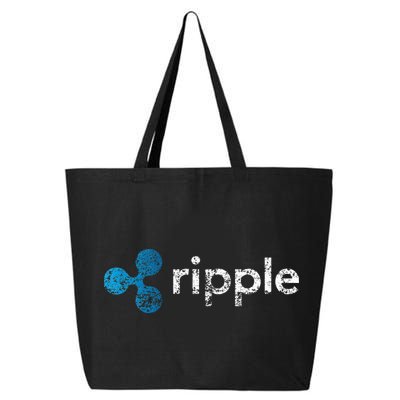 Ripple Logo Crypto Xrp Coin Hodler Fan 25L Jumbo Tote