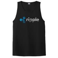 Ripple Logo Crypto Xrp Coin Hodler Fan PosiCharge Competitor Tank