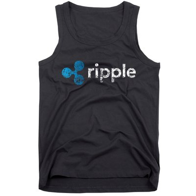 Ripple Logo Crypto Xrp Coin Hodler Fan Tank Top