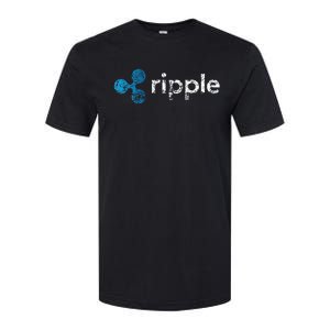 Ripple Logo Crypto Xrp Coin Hodler Fan Softstyle CVC T-Shirt