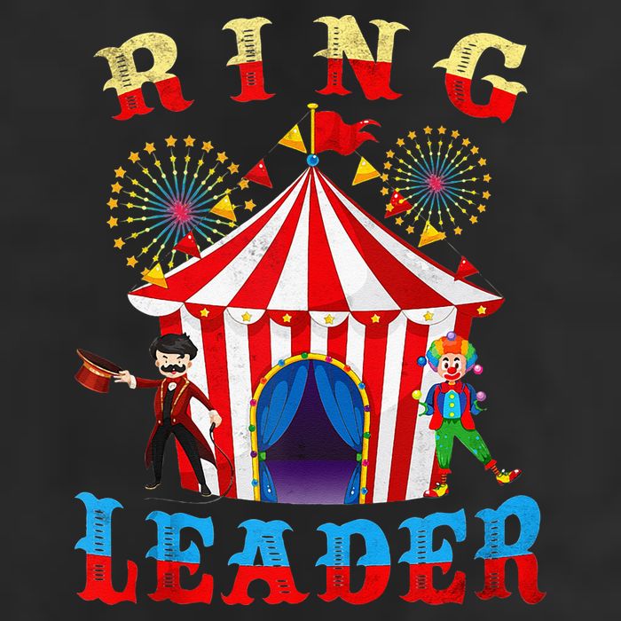 Ring Leader Costume Circus Staff Carnival 7 Panel Mesh Trucker Snapback Hat