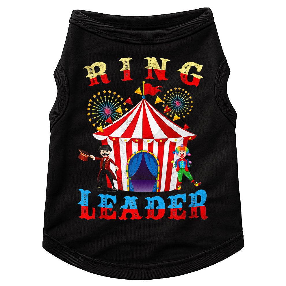 Ring Leader Costume Circus Staff Carnival Doggie Tank