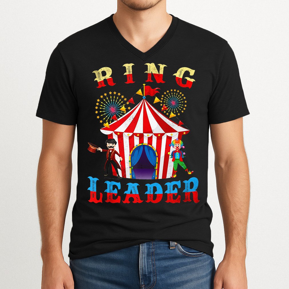 Ring Leader Costume Circus Staff Carnival V-Neck T-Shirt