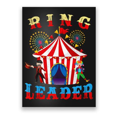 Ring Leader Costume Circus Staff Carnival Poster