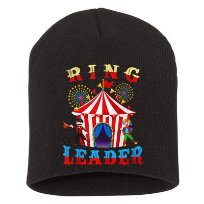 Ring Leader Costume Circus Staff Carnival Short Acrylic Beanie