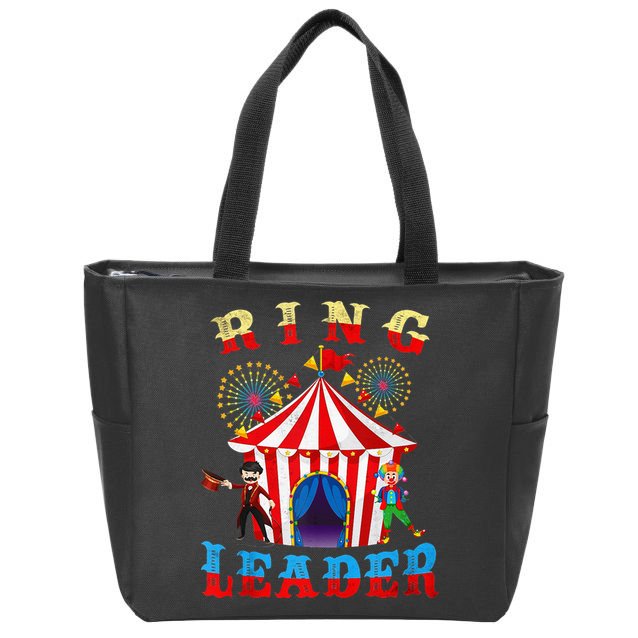 Ring Leader Costume Circus Staff Carnival Zip Tote Bag