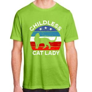 Retro Less Cat Lady Great Gift Adult ChromaSoft Performance T-Shirt