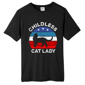 Retro Less Cat Lady Great Gift Tall Fusion ChromaSoft Performance T-Shirt