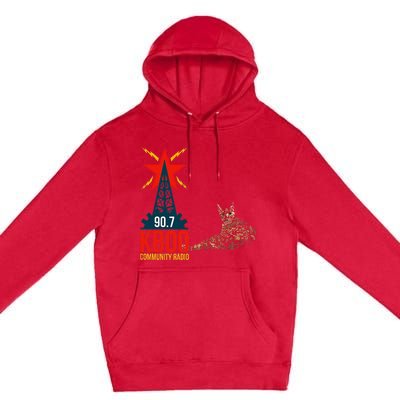 Radio Loving Cat Premium Pullover Hoodie