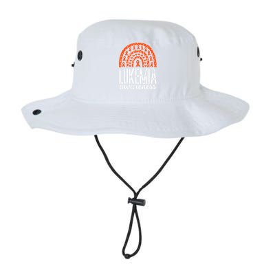 Rainbow Leukemia Cancer Awareness Month Orange Ribbon Legacy Cool Fit Booney Bucket Hat