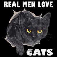 Real Love Cat Cats Lover Fathers Day Idea Drawstring Bag