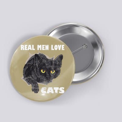 Real Love Cat Cats Lover Fathers Day Idea Button