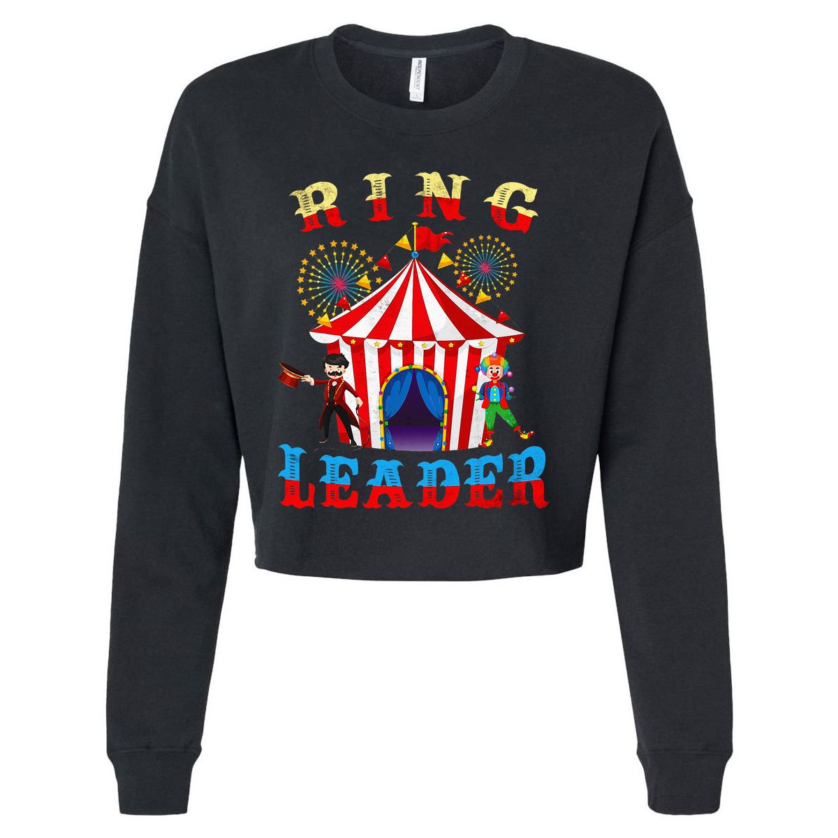 Ring Leader Costume Circus Staff Carnival Cropped Pullover Crew