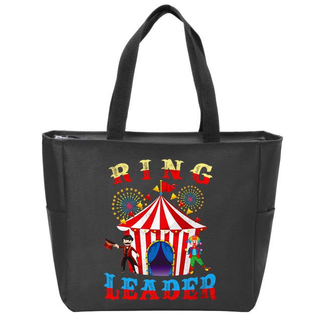 Ring Leader Costume Circus Staff Carnival Zip Tote Bag