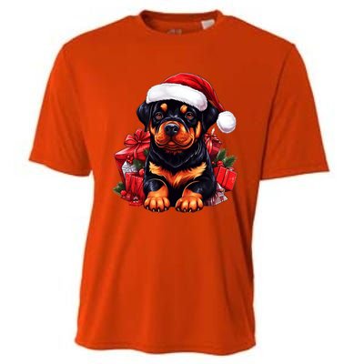 Rottweiler Lovers Christmas Cute Rottweiler For The Holid Gift Cooling Performance Crew T-Shirt