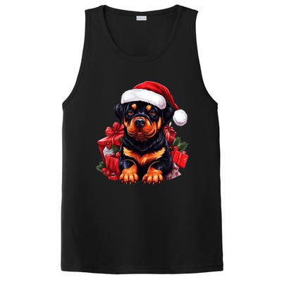 Rottweiler Lovers Christmas Cute Rottweiler For The Holid Gift PosiCharge Competitor Tank