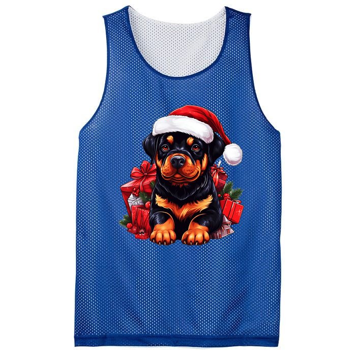 Rottweiler Lovers Christmas Cute Rottweiler For The Holid Gift Mesh Reversible Basketball Jersey Tank