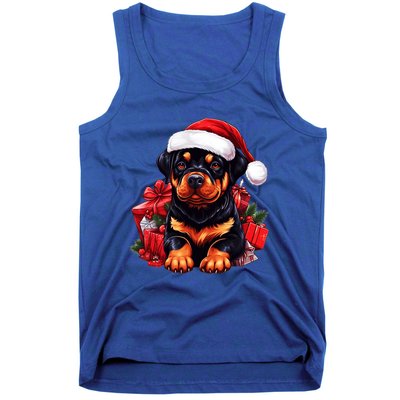 Rottweiler Lovers Christmas Cute Rottweiler For The Holid Gift Tank Top