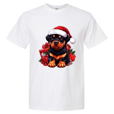 Rottweiler Lovers Christmas Cute Rottweiler For The Holid Gift Garment-Dyed Heavyweight T-Shirt