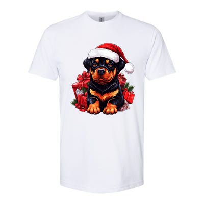 Rottweiler Lovers Christmas Cute Rottweiler For The Holid Gift Softstyle CVC T-Shirt