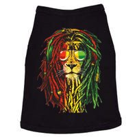 Rasta Lion Cool Dreadlock Rastafari For Rasta Lover Doggie Tank