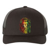 Rasta Lion Cool Dreadlock Rastafari For Rasta Lover Yupoong Adult 5-Panel Trucker Hat