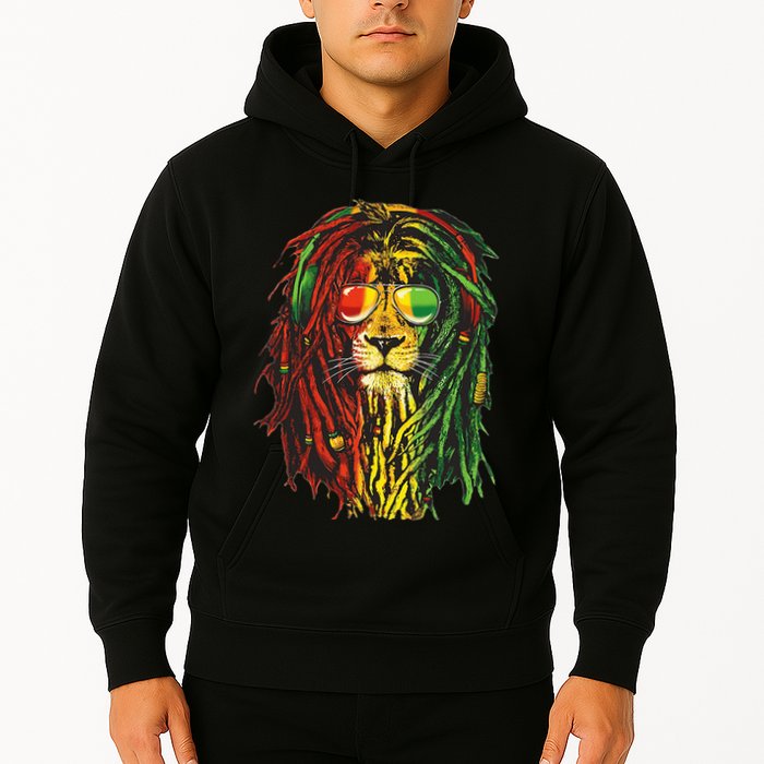 Rasta Lion Cool Dreadlock Rastafari For Rasta Lover Hoodie
