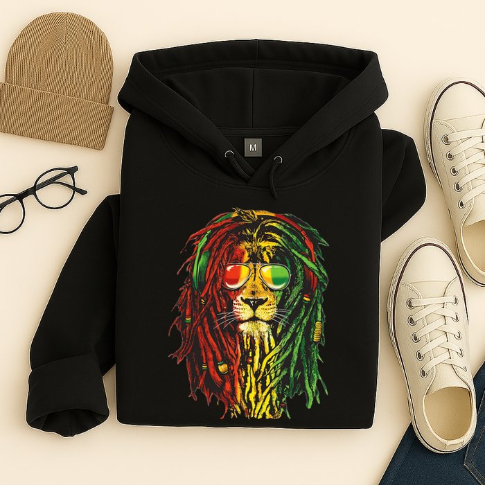 Rasta Lion Cool Dreadlock Rastafari For Rasta Lover Hoodie