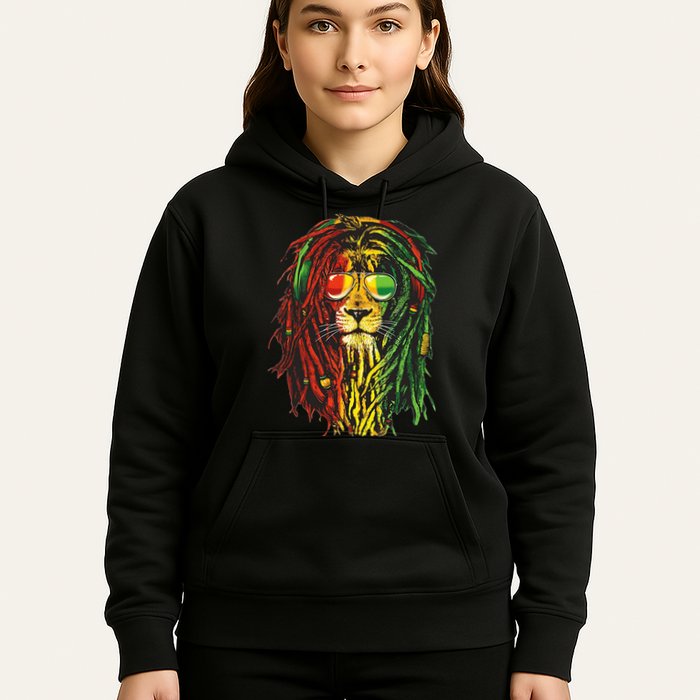 Rasta Lion Cool Dreadlock Rastafari For Rasta Lover Hoodie