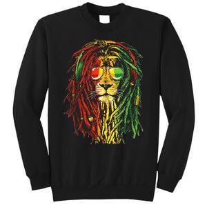 Rasta Lion Cool Dreadlock Rastafari For Rasta Lover Sweatshirt