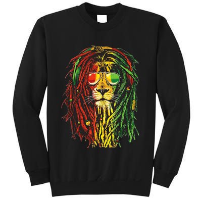 Rasta Lion Cool Dreadlock Rastafari For Rasta Lover Sweatshirt