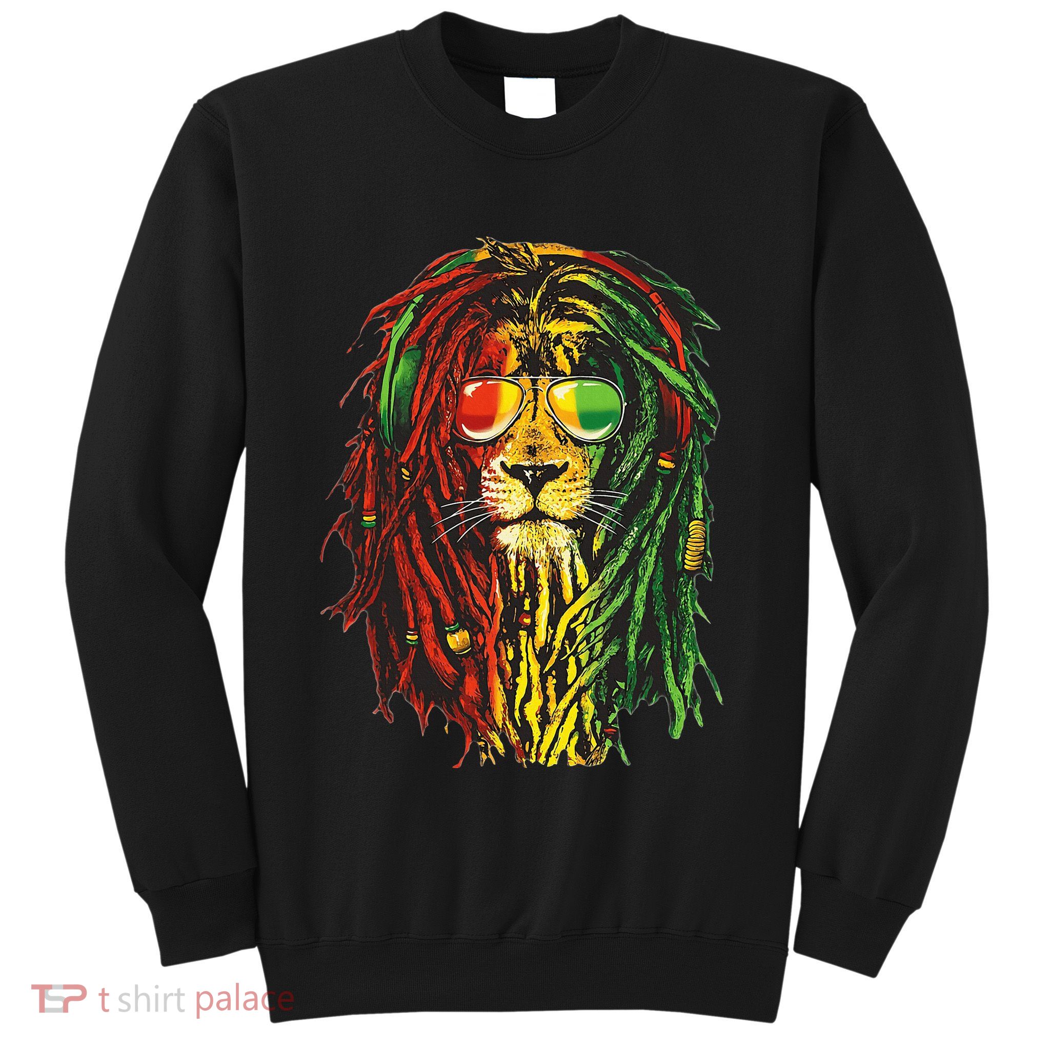 Rasta Lion Cool Dreadlock Rastafari For Rasta Lover Sweatshirt