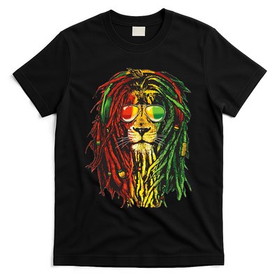 Rasta Lion Cool Dreadlock Rastafari For Rasta Lover T-Shirt