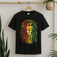 Rasta Lion Cool Dreadlock Rastafari For Rasta Lover T-Shirt