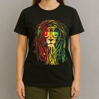 Rasta Lion Cool Dreadlock Rastafari For Rasta Lover T-Shirt