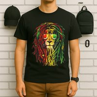 Rasta Lion Cool Dreadlock Rastafari For Rasta Lover T-Shirt