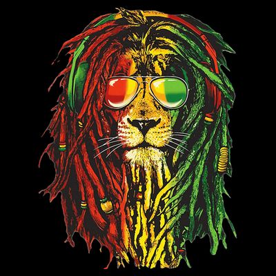 Rasta Lion Cool Dreadlock Rastafari For Rasta Lover T-Shirt
