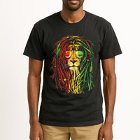 Rasta Lion Cool Dreadlock Rastafari For Rasta Lover Tall T-Shirt