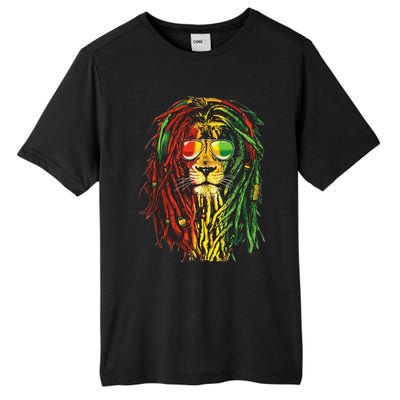 Rasta Lion Cool Dreadlock Rastafari For Rasta Lover Tall Fusion ChromaSoft Performance T-Shirt