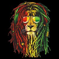Rasta Lion Cool Dreadlock Rastafari For Rasta Lover Drawstring Bag